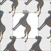 Tissu Grand Danois (Carreau)