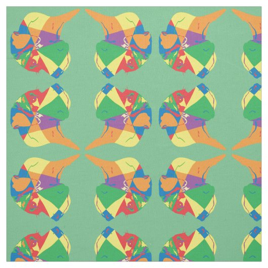 Tissu Grand Danois coloré (Échantillon)