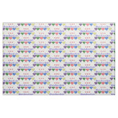 Tissu Grand-mère En vichy Coeurs (Fat Quarter)