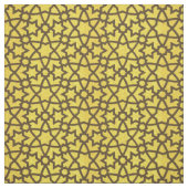 Tissu Grand or et noir d'arabesque (Échantillon)