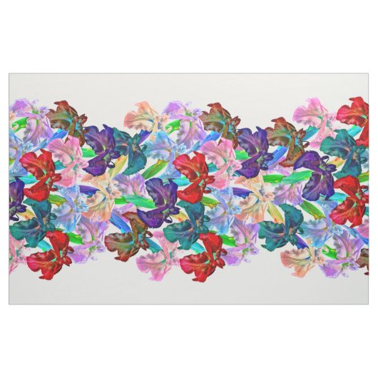 Tissu Grand panneau Iris Lumineux (Yard)