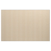 Tissu Grand pois - blanc sur Tan (Yard)