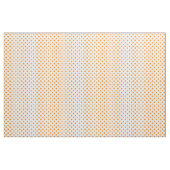Tissu Grand pois - orange sur le blanc (Yard)