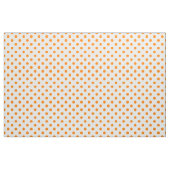 Tissu Grand pois - orange sur le blanc (Fat Quarter)