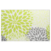 Tissu Grande conception audacieuse grise verte (Fat Quarter)