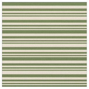 Tissu Grandes couleurs beiges et ocre vert