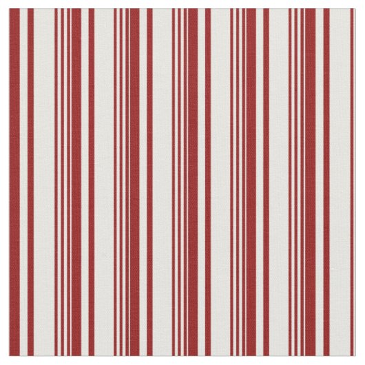 Tissu Grandes rouges et blanches foncées (Fermer)