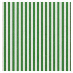 Tissu Grandes vertes foncées et crèmes à la menthe