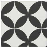 Tissu Grands cercles du milieu du siècle moderne répéter (Fermer)