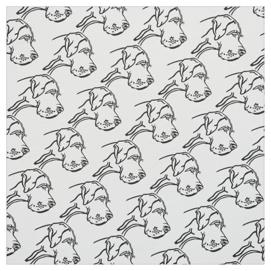 Tissu Grands Danois sur coton (Échantillon)