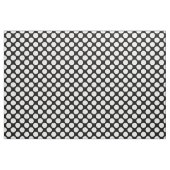 Tissu Grands points rétro - blanc et noir (Fat Quarter)