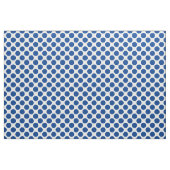Tissu Grands points rétro - bleu cobalt et blanc (Fat Quarter)