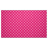 Tissu Grands points rétro, Fuchsia et Pastel Pink (Fat Quarter)