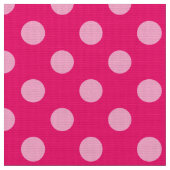 Tissu Grands points rétro, Fuchsia et Pastel Pink (Fermer)