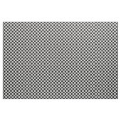 Tissu Grands points rétro - noir et blanc (Yard)