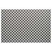 Tissu Grands points rétro - noir et blanc (Fat Quarter)