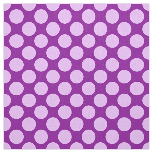 Tissu Grands points rétro - orchidée et violette (Échantillon)