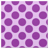 Tissu Grands points rétro - violet et orchidée (fermé)