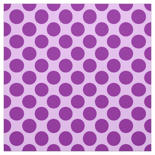 Tissu Grands points rétro - violet et orchidée (Échantillon)