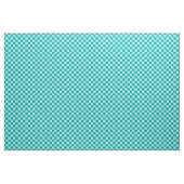 Tissu Grands rétros points - aqua et turquoise (Yard)