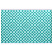 Tissu Grands rétros points - aqua et turquoise (Fat Quarter)
