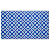 Tissu Grands rétros points, bleu de cobalt et blanc (Fat Quarter)