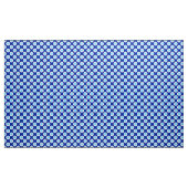 Tissu Grands rétros points, bleu de cobalt et blanc (Yard)