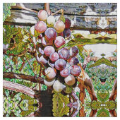 Tissu Grapes.Fruit vitrage. (Fermer)