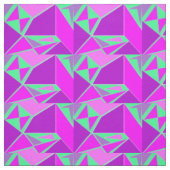 Tissu Graphique Abstrait - design vert violet (Échantillon)