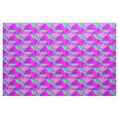Tissu Graphique Abstrait - design vert violet (Fat Quarter)