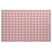 Tissu Graphique d'amour cool, Bourgogne (Yard)
