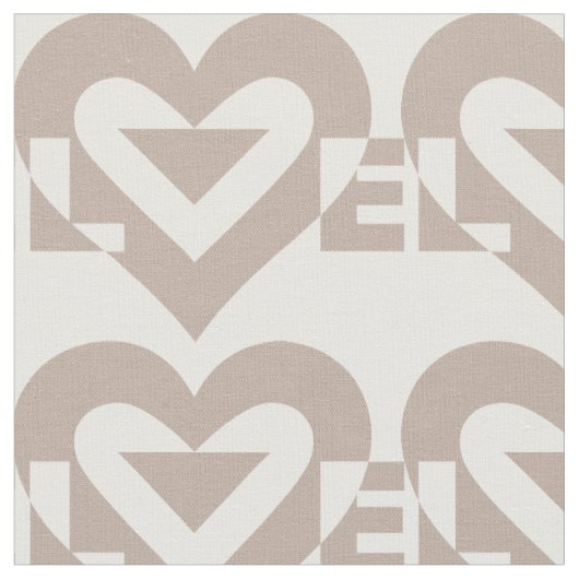 Tissu Graphique d'amour cool, gris (Fermer)