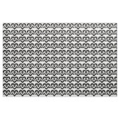 Tissu Graphique d'amour cool, noir (Yard)