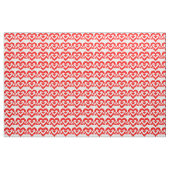 Tissu Graphique d'amour cool, Rouge (Yard)
