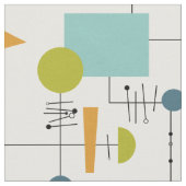 Tissu Graphique de flux géométrique funky Moderne du mil (Fermer)