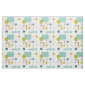 Tissu Graphique de flux géométrique funky Moderne du mil (Fat Quarter)