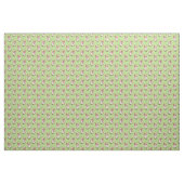 Tissu Graphique de lapin de Pâques avec cabot rose (Yard)