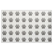 Tissu Graphique Empreinte de patte (Fat Quarter)