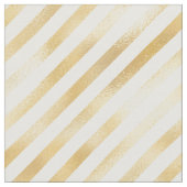 Tissu Graphique en bande blanche glam or (Fermer)