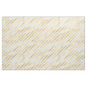 Tissu Graphique en bande blanche glam or (Fat Quarter)