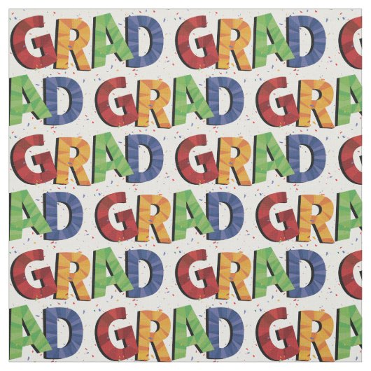 Tissu Gras Motif coloré (Échantillon)