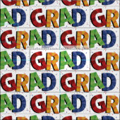 Tissu Gras Motif coloré (Carreau)