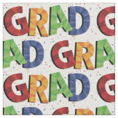 Tissu Gras Motif coloré (Fermer)