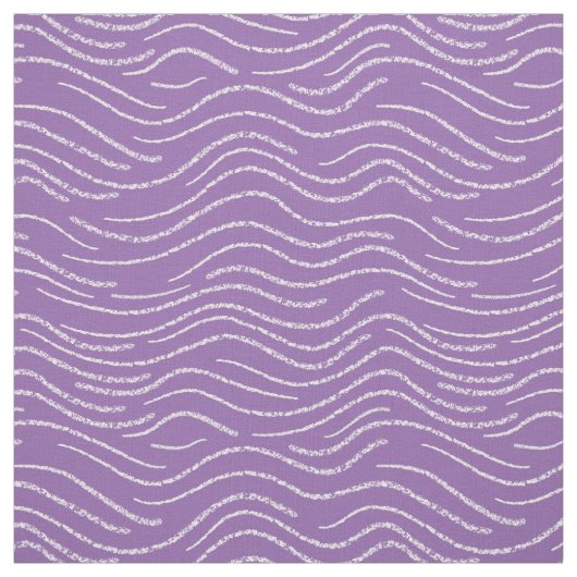 Tissu Gravure blanche violette de Whimsical (Échantillon)