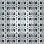 Tissu Gray Blue Black Eclectique Ethique (Carreau)