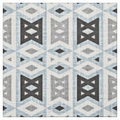 Tissu Gray Blue Black Eclectique Ethique (Échantillon)