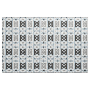 Tissu Gray Blue Black Eclectique Ethique