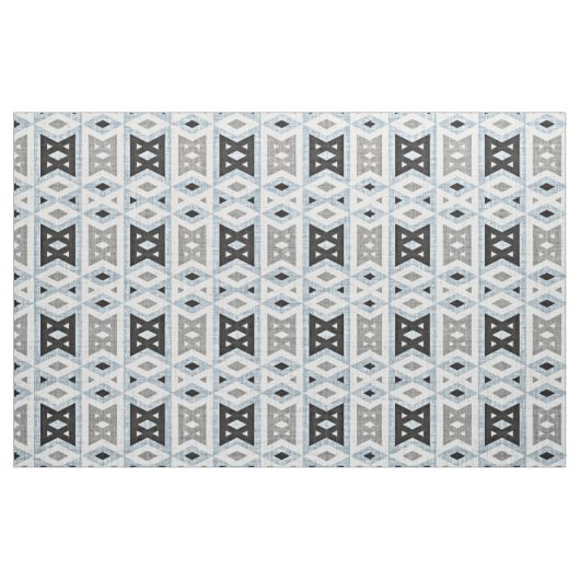 Tissu Gray Blue Black Eclectique Ethique (Fat Quarter)
