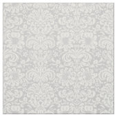 Tissu Gray Floral Damask (Échantillon)