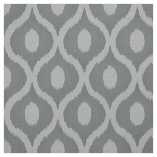 Tissu Gray ikat design marocain (Échantillon)